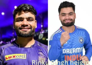 Rinku Singh height